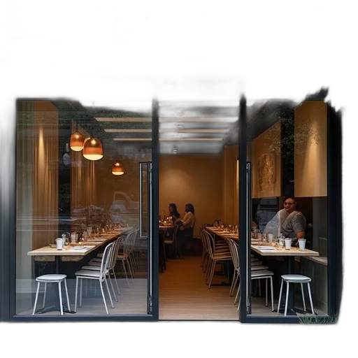 food, building, staff, 3d render transparent PNG cut-out