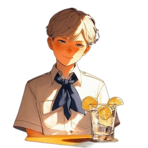 staff, food, face, concept art transparent PNG cut-out
