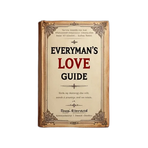 cover, everyman, love, guide transparent PNG cut-out