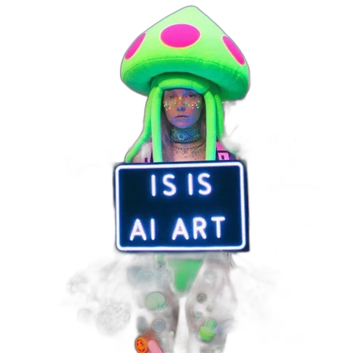 robot, weapon, staff, hat transparent PNG cut-out