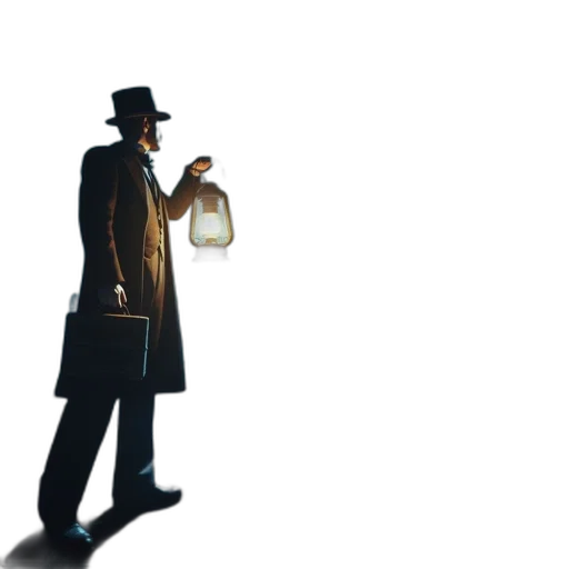 staff, bottle, hat, umbrella transparent PNG cut-out