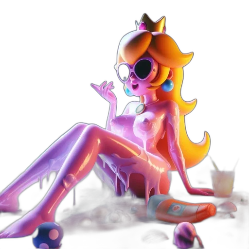 crown, robot, dress, staff transparent PNG cut-out