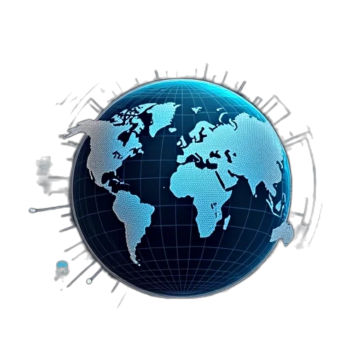 staff, 3d render, world, data transparent PNG cut-out