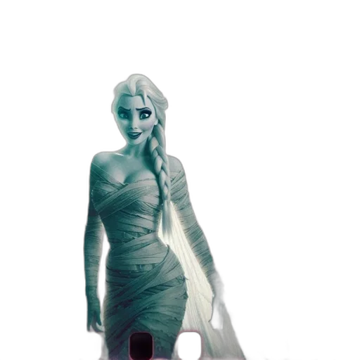 dress, robot, sword, jewelry transparent PNG cut-out
