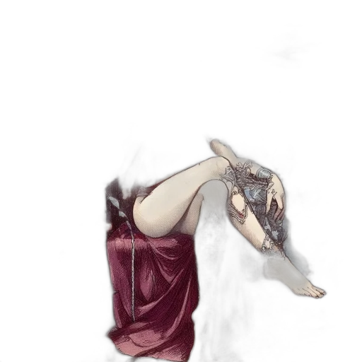 dress, jewelry, shoes, staff transparent PNG cut-out
