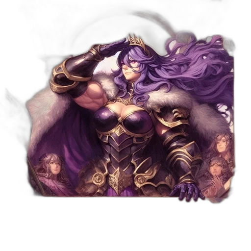 weapon, dress, crown, fantasy art transparent PNG cut-out