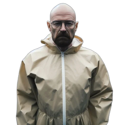 jacket, staff, face, concept art transparent PNG cut-out