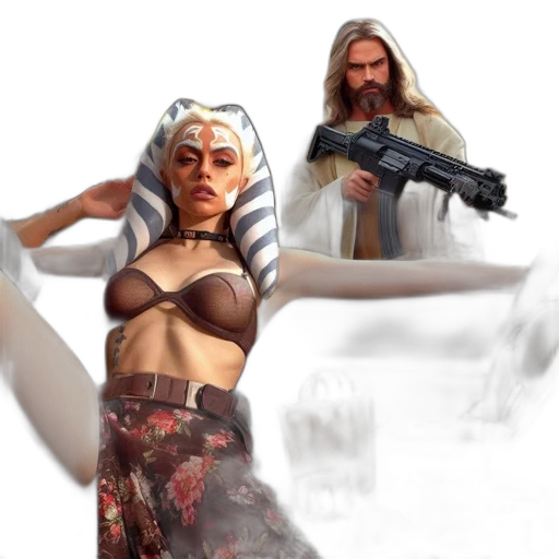 concept art, fantasy art, comic book art, 3d render transparent PNG cut-out