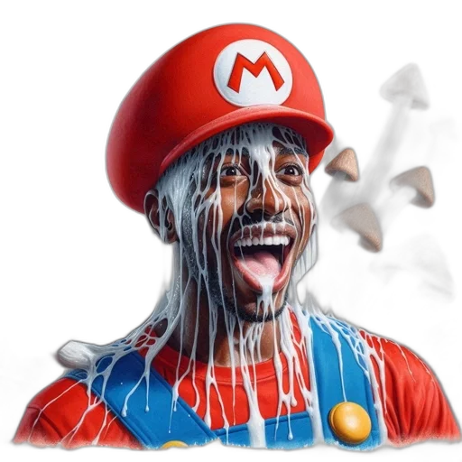 face, mask, hat, creature transparent PNG cut-out