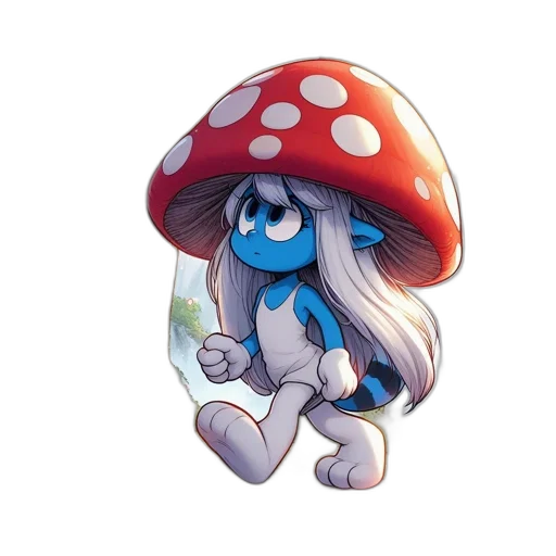 hat, creature, animal, staff transparent PNG cut-out