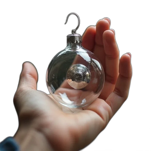 bottle, jewelry, weapon, 3d render transparent PNG cut-out