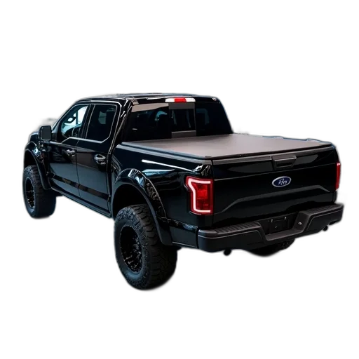 car, 3d render, black, pickup transparent PNG cut-out