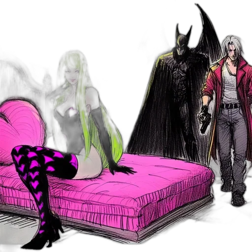furniture, concept art, comic book art, fantasy art transparent PNG cut-out