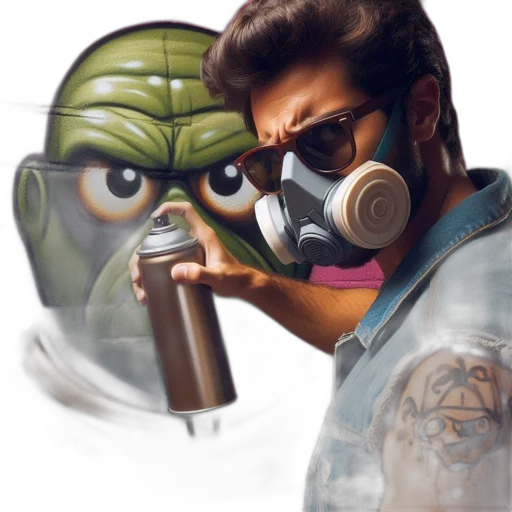 mask, concept art, comic book art, photorealistic transparent PNG cut-out