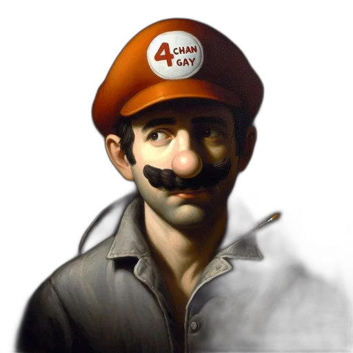 hat, staff, face, mask transparent PNG cut-out