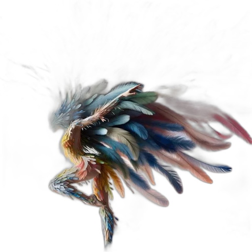 dragon, creature, animal, hair transparent PNG cut-out