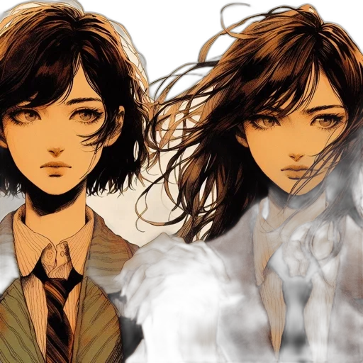concept art, comic book art, anime, photorealistic transparent PNG cut-out