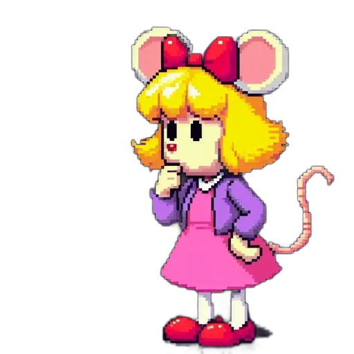 staff, animal, hat, dress transparent PNG cut-out
