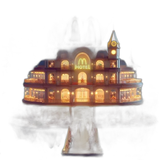 crown, building, hat, concept art transparent PNG cut-out