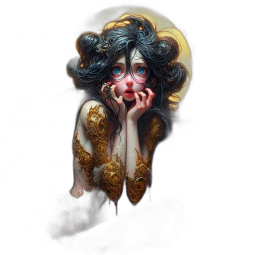 mask, face, creature, concept art transparent PNG cut-out