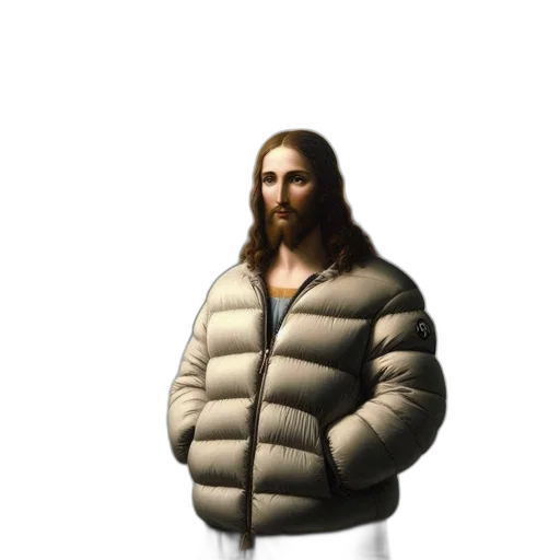 jacket, animal, creature, 3d render transparent PNG cut-out