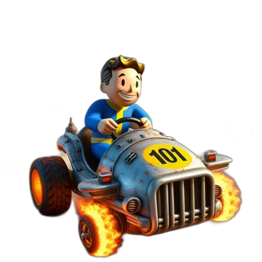 car, robot, weapon, 3d render transparent PNG cut-out