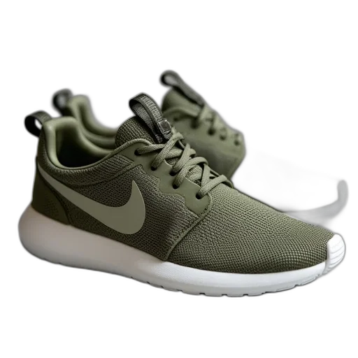 shoes, green, earth tones, nike transparent PNG cut-out