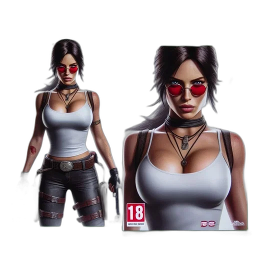 concept art, 3d render, pixel art, cyberpunk transparent PNG cut-out