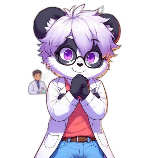 staff, jacket, animal, creature transparent PNG cut-out
