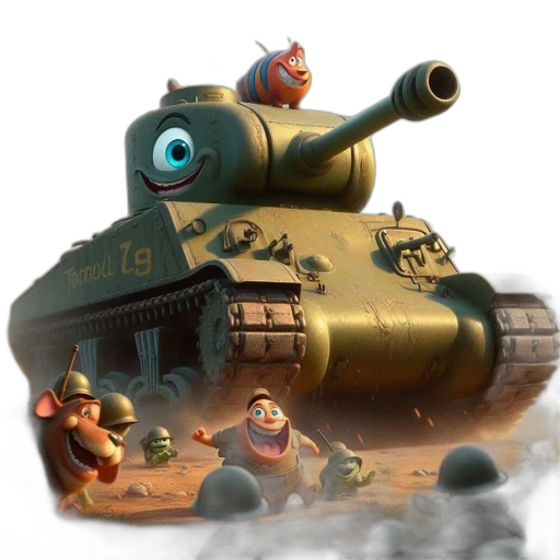 weapon, robot, animal, car transparent PNG cut-out