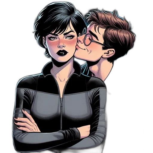 comic book art, cartoon, concept art, pixel art transparent PNG cut-out
