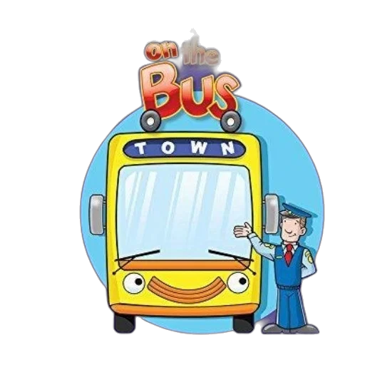 staff, cartoon, concept art, bus transparent PNG cut-out