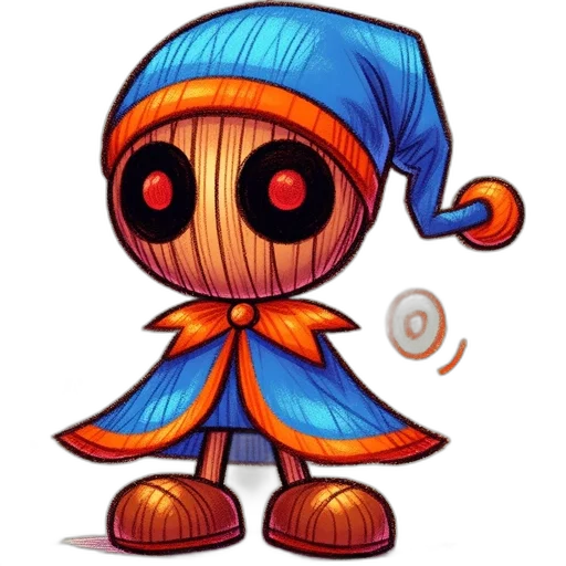 robot, mask, creature, staff transparent PNG cut-out