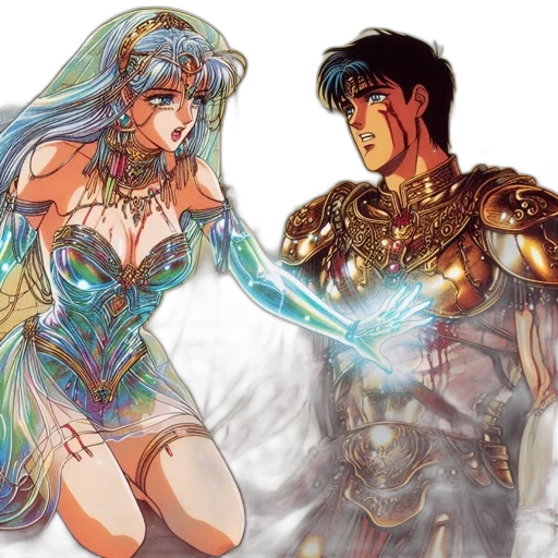 comic book art, fantasy art, anime, concept art transparent PNG cut-out