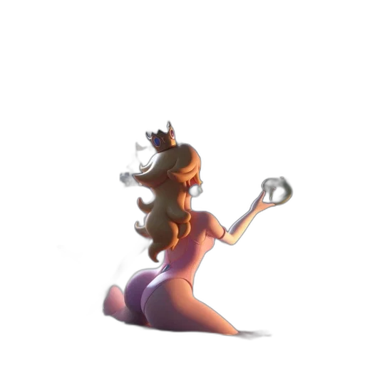 staff, crown, hair, creature transparent PNG cut-out
