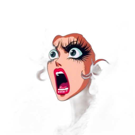 face, creature, hair, mask transparent PNG cut-out