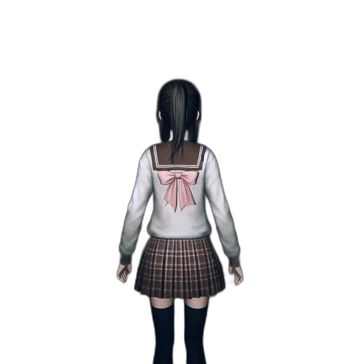 jacket, dress, staff, robot transparent PNG cut-out