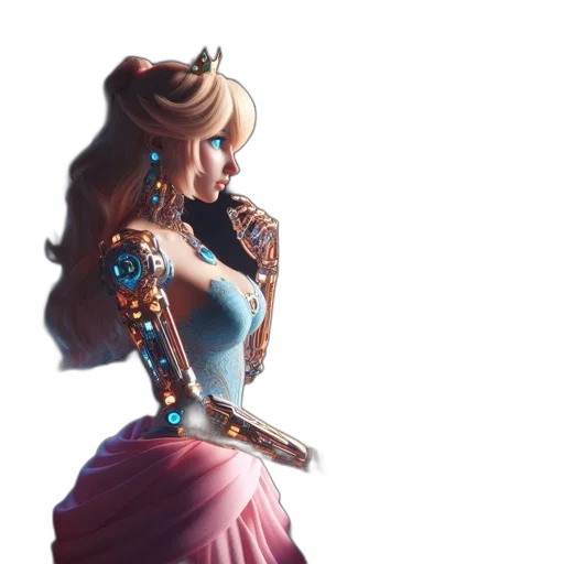 dress, staff, sword, weapon transparent PNG cut-out