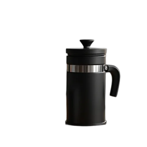 3d render, photorealistic, black, stainless transparent PNG cut-out