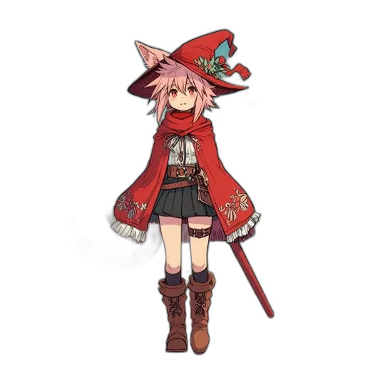 staff, hat, weapon, sword transparent PNG cut-out