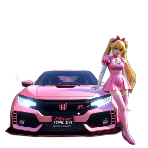 car, weapon, robot, 3d render transparent PNG cut-out