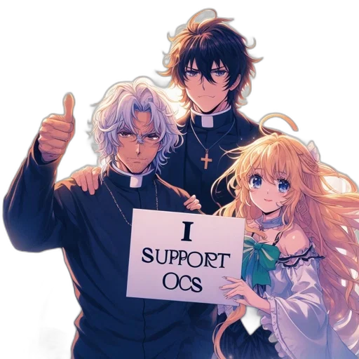 staff, anime, pixel art, concept art transparent PNG cut-out