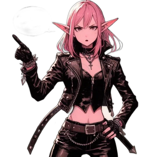 staff, weapon, jacket, concept art transparent PNG cut-out