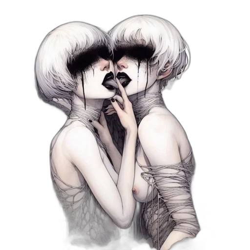 mask, face, creature, hair transparent PNG cut-out