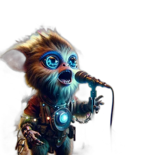 creature, staff, animal, robot transparent PNG cut-out