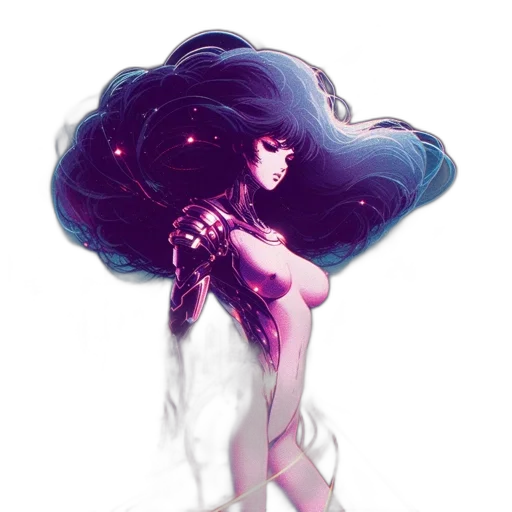 hair, dress, creature, crown transparent PNG cut-out