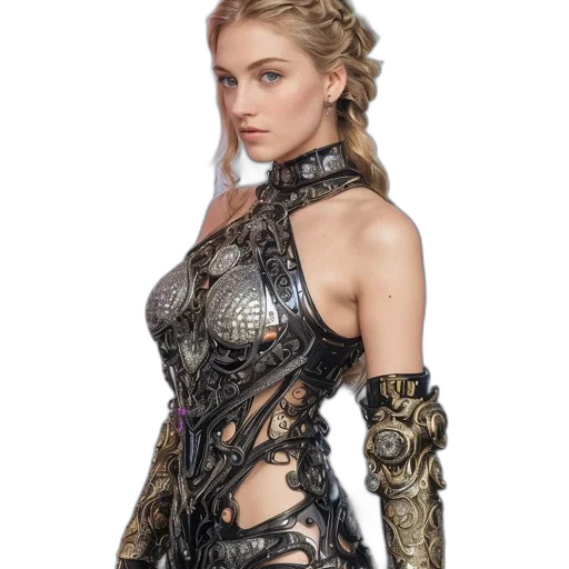 dress, jewelry, jacket, sword transparent PNG cut-out