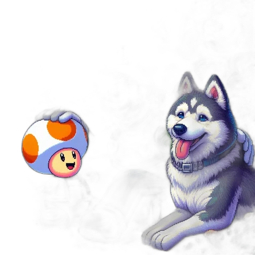 concept art, pixel art, watercolor, fantasy art transparent PNG cut-out