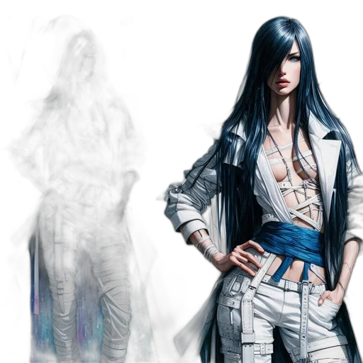 jacket, concept art, photorealistic, fantasy art transparent PNG cut-out