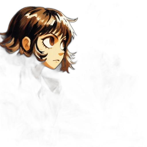 face, mask, staff, hair transparent PNG cut-out